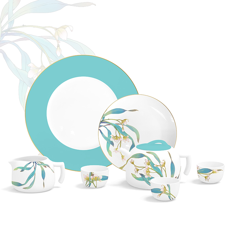 君子之谊 陶瓷花面造型