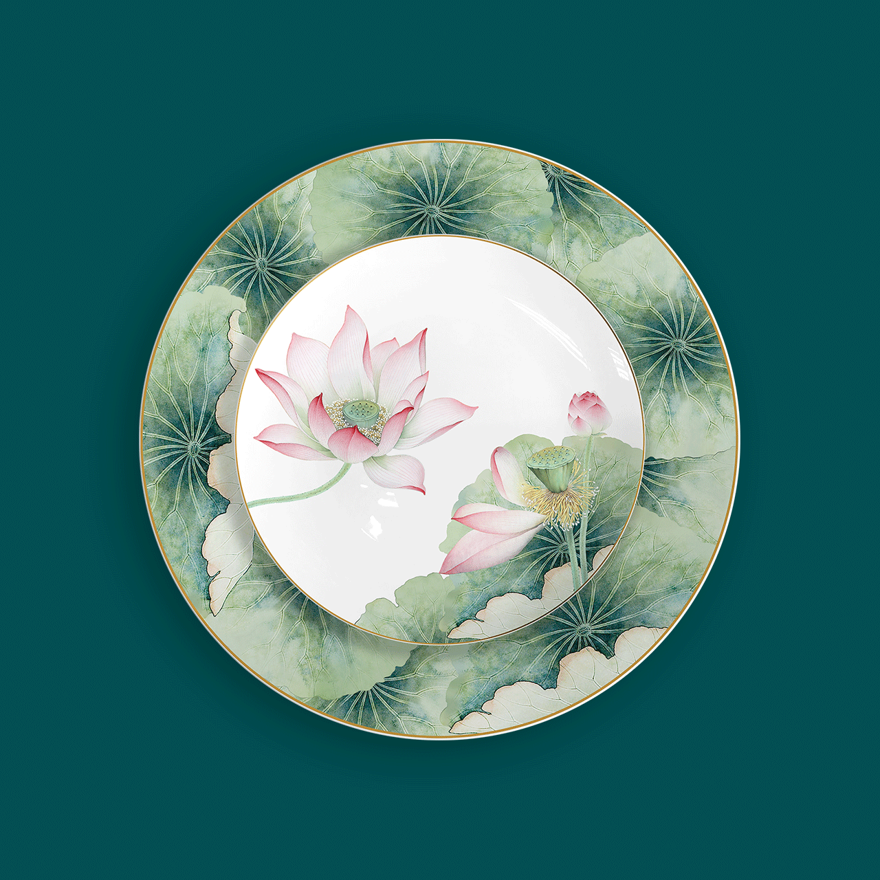 和气致祥 陶瓷花面造型